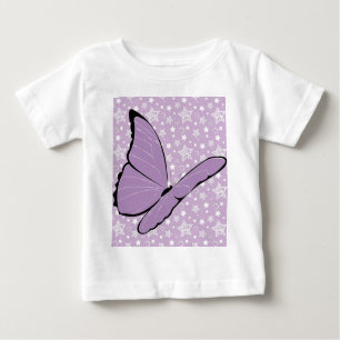 Purple Awareness Butterfly Baby T-Shirt