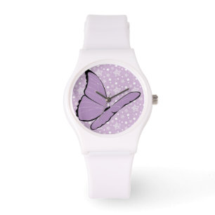 Purple Awareness Butterfly Watch