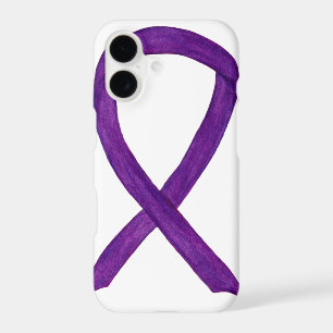 Purple Awareness Ribbon Custom iPhone 7 Case