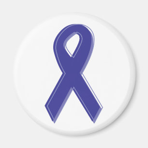 Purple Awareness Ribbon Magnet