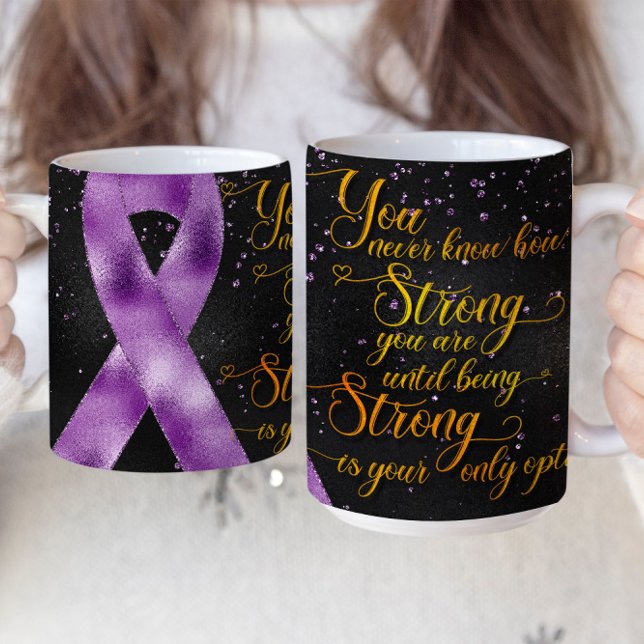 Purple Awareness Ribbon Mug Design (Creator Uploaded)