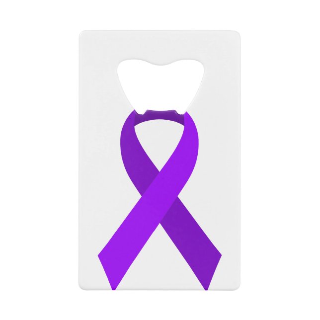 Purple Awareness Support Ribbon (Front)