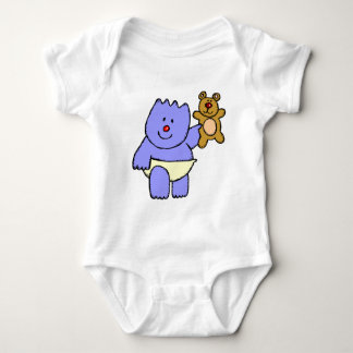 PURPLE BABY BEAR INFANT SHIRT
