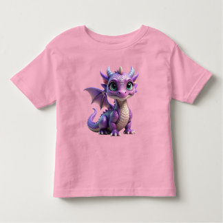 Purple Baby Dragon Cloth Toddler T-Shirt