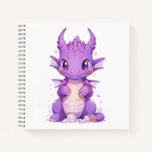 Purple Baby Dragon Notebook