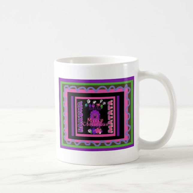 Purple Baby Simba Merry Christmas Collection Coffee Mug (Right)