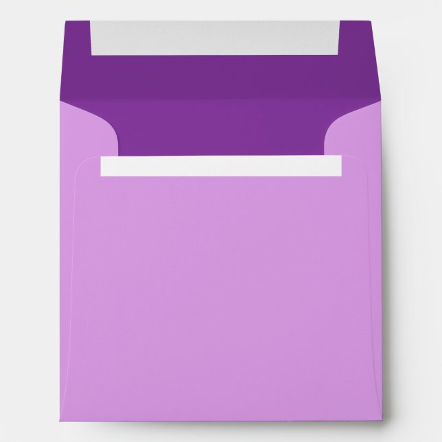Purple Background Colour Customise This! Envelopes (Back (Bottom))