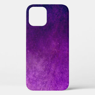 Purple background grunge texture iPhone 12 case