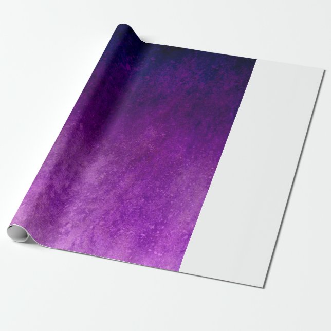 Purple background grunge texture wrapping paper (Unrolled)
