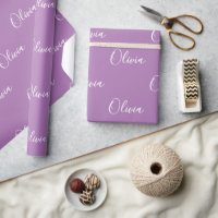 Purple Background Name Girly Elegant Name