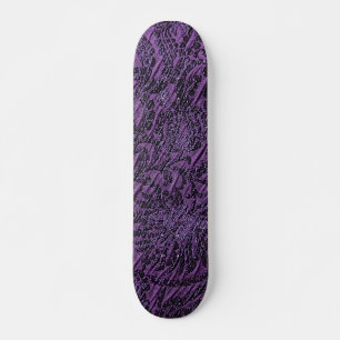 Purple Background Skateboard