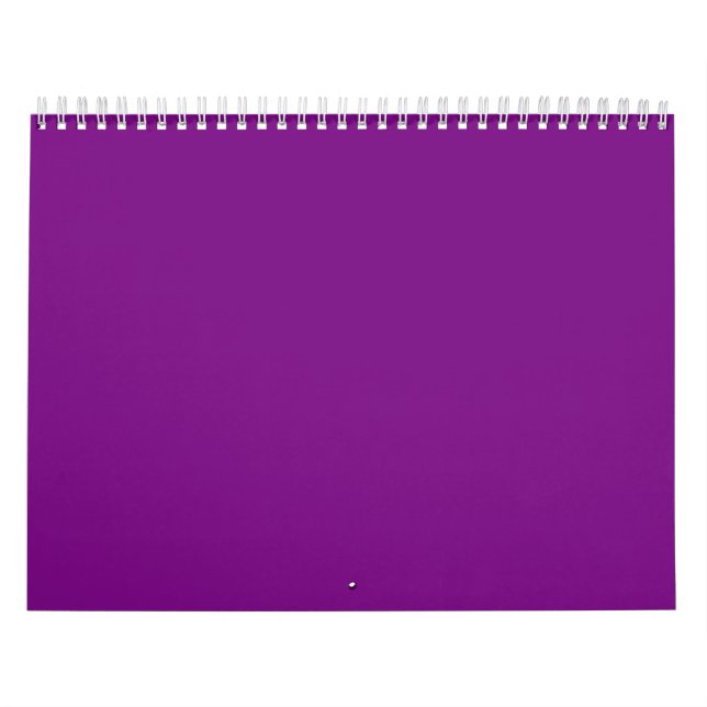 Purple Backgrounds on a Calendar (Cover)