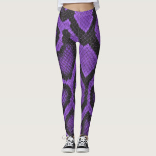 Purple Ball Python Leggings style 2