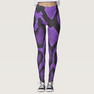 Purple Ball Python Leggings style 2