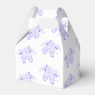 Purple Ballet Birthday Pointe Shoes Favour Box