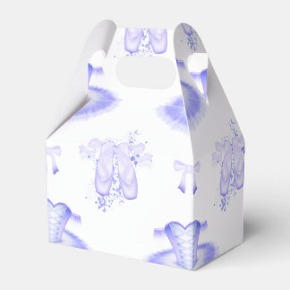 Purple Ballet Birthday Tutu & Pointe Shoes Favour Box