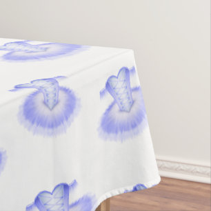 Purple Ballet Birthday Tutu Watercolour Tablecloth