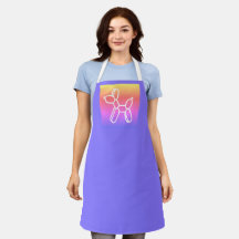 Purple Balloon Dog Apron
