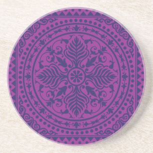 Purple Bandanna Sandstone Coaster