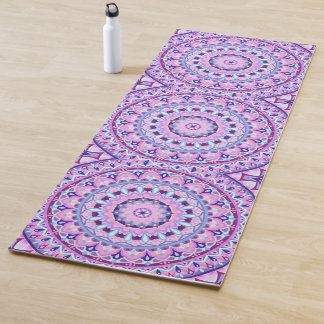 Purple Base Mandala Yoga Mat