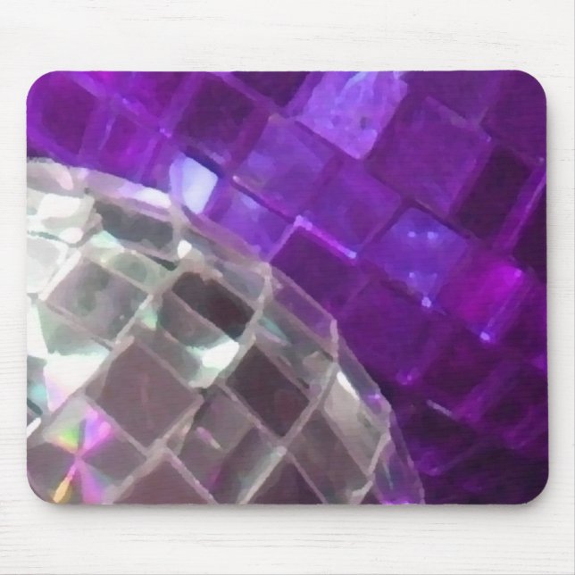 Purple Baubles detail mousepad (Front)