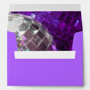 Purple Baubles envelope purple