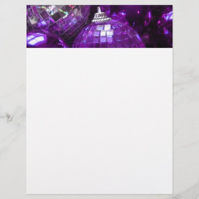 Purple Baubles letterhead white (Front)