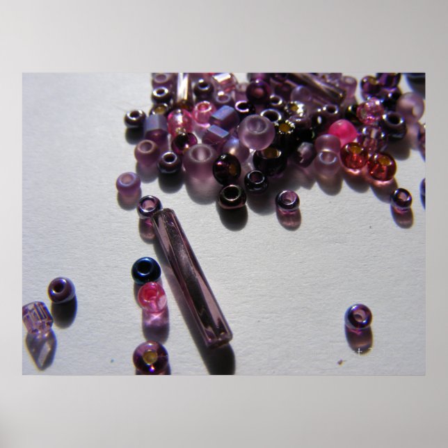 Purple Beads 1 Poster (Front)