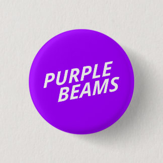 Purple Beams Button. 3 Cm Round Badge