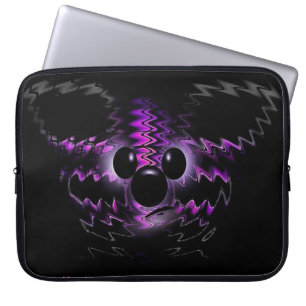 Purple Bear Laptop Sleeve
