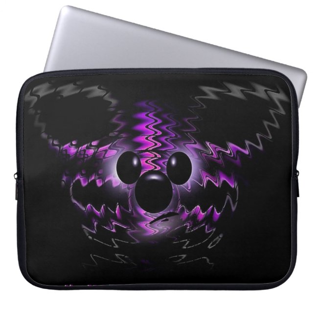 Purple Bear Laptop Sleeve (Front)