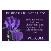 Purple Bearded Iris Flower Business Or Event