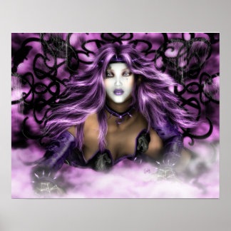 Purple Beauty - Fantasy Art Print