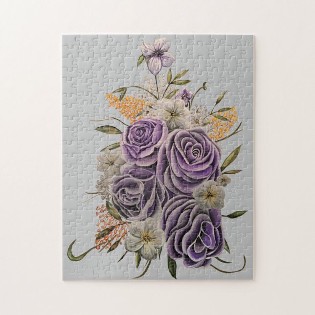 Purple Beauty Jigsaw Puzzle (Vertical)