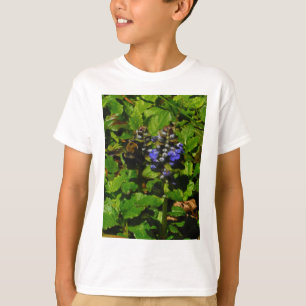 Purple Bee Balm and Bumble Bee T-Shirt