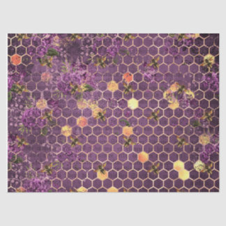 Purple Bee Series Design 12 Tissue Paper
