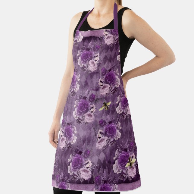 Purple Bee Series Design 17 Apron (Insitu)