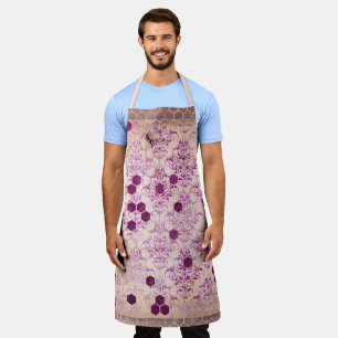 Purple Bee Series Design 7  Apron