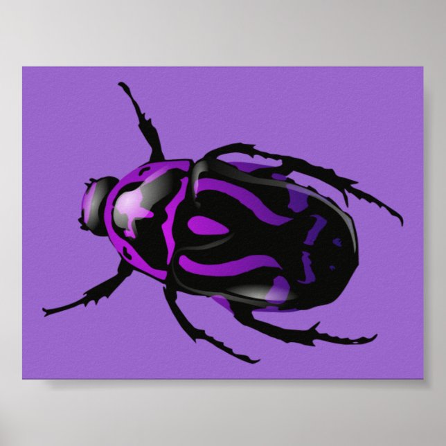 Purple Beetle Poster (Front)