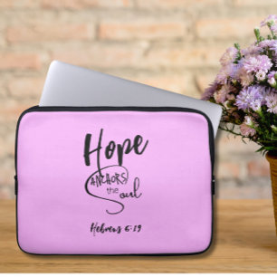 Purple Bible Verse Laptop Sleeve