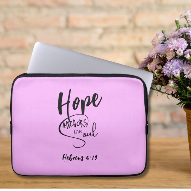 Purple Bible Verse Laptop Sleeve (Creator Uploaded)