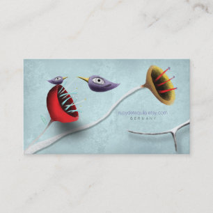 Purple Birds Business Card