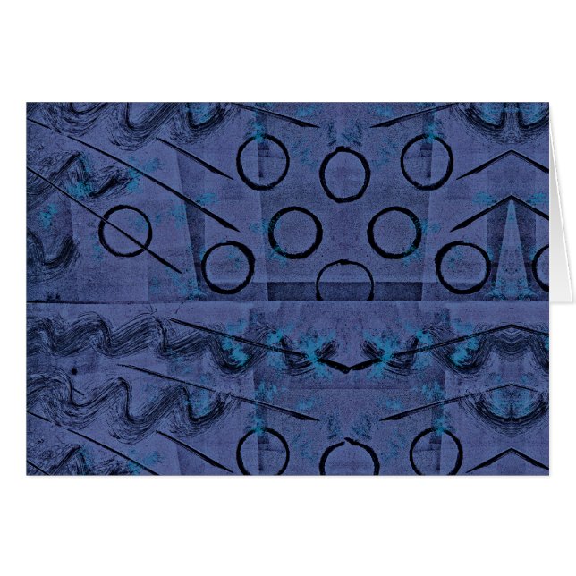 Purple Black Abstract (Front Horizontal)