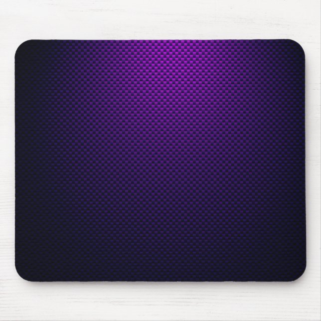 Purple black carbon fiber patterned mouse pad (Front)
