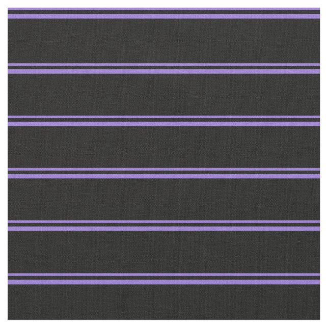 Purple & Black Coloured Stripes Pattern Fabric (Close Up)