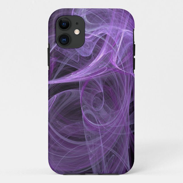 Purple & Black iPhone 5 Custom Case-Mate ID Case (Back)
