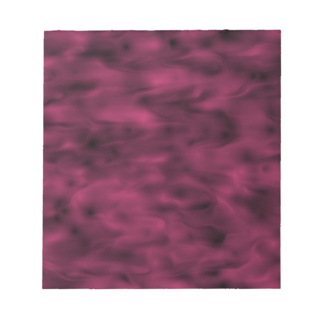 Purple Black Marbling Pattern Notepad (Front)
