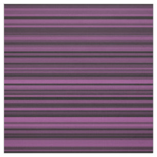 Purple Black Stripes Fabric