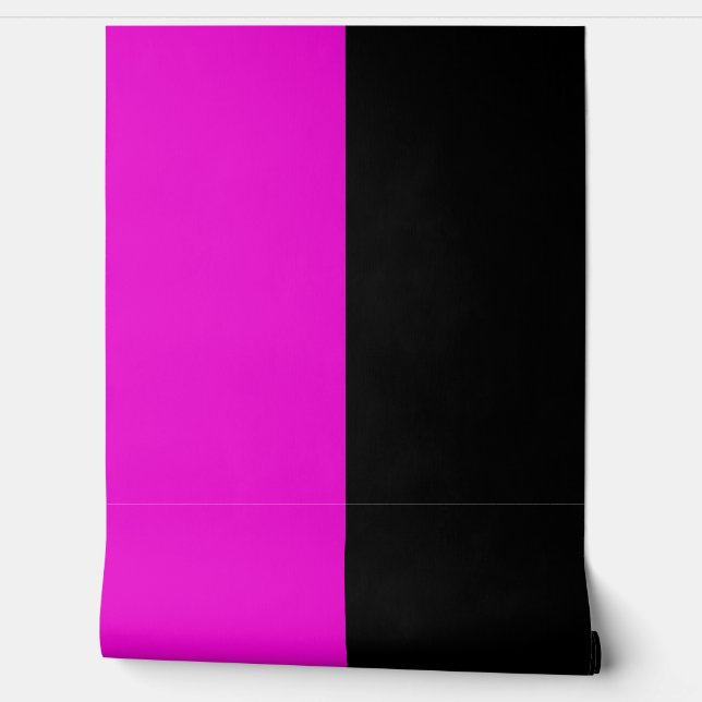 Purple Black Vertical Big Stripes Pattern  Wallpaper (Unrolling)