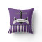 Purple Black White Nautical Design Personalised